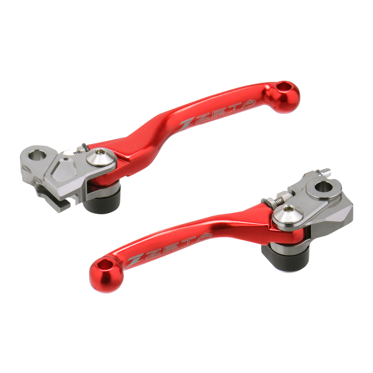 Zeta Pivot Lever Set CP 3-Finger - Honda - Red