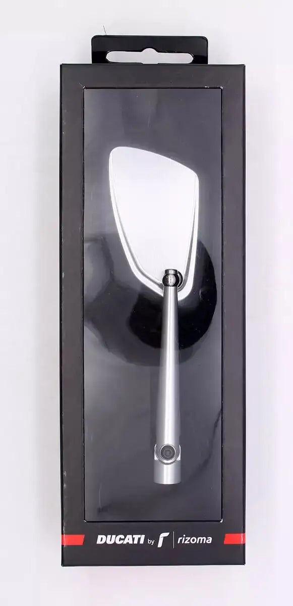 Ducati LH Aluminium Rear-view Mirror - Silver