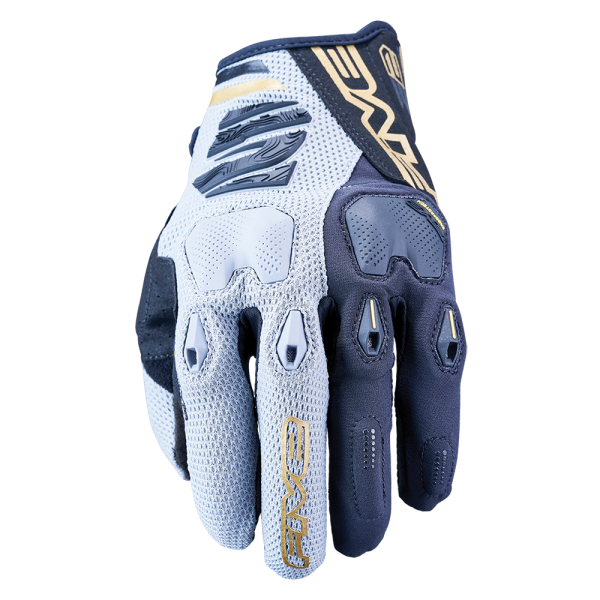 Five Men's E2 Enduro Gloves - Black/Grey/Gold