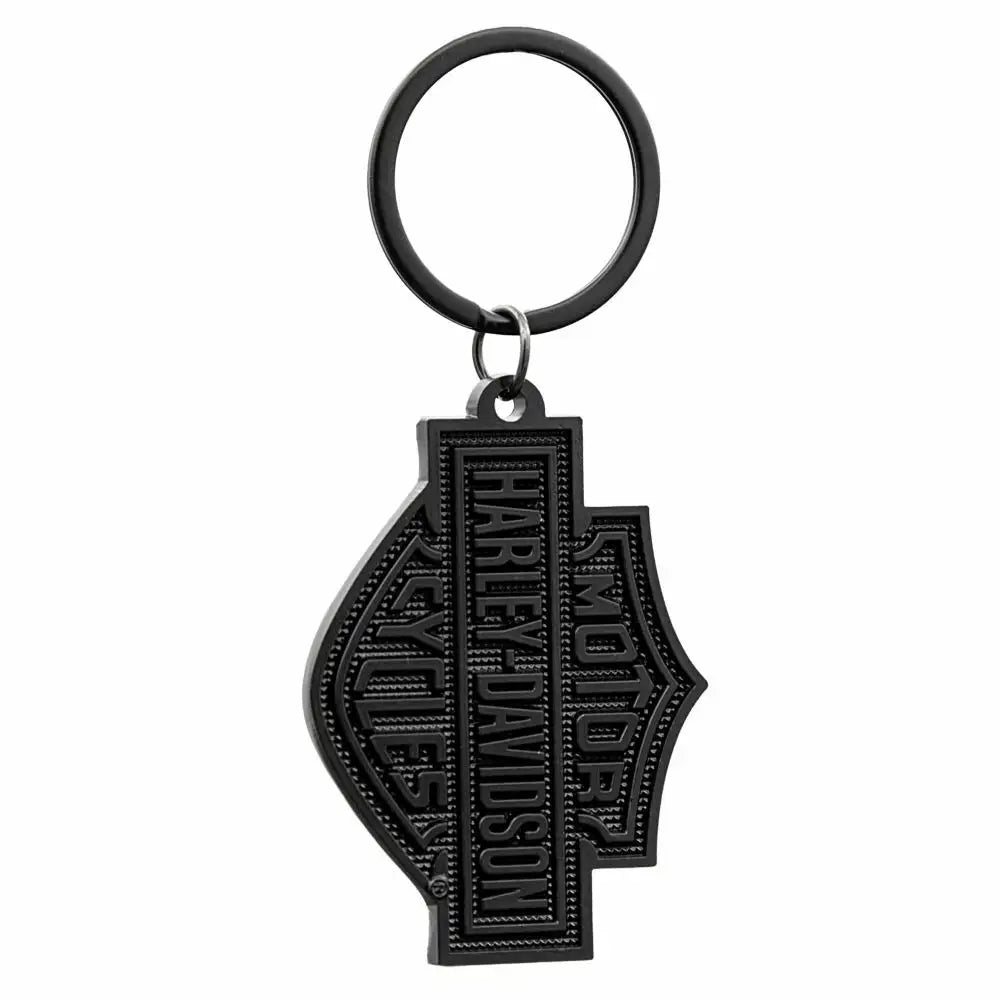 Harley-Davidson Knurled Pattern B&S Key Chain