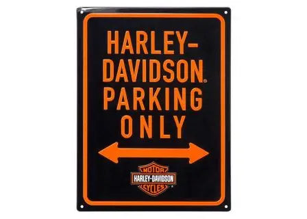 Harley-Davidson Parking Only Tin Sign