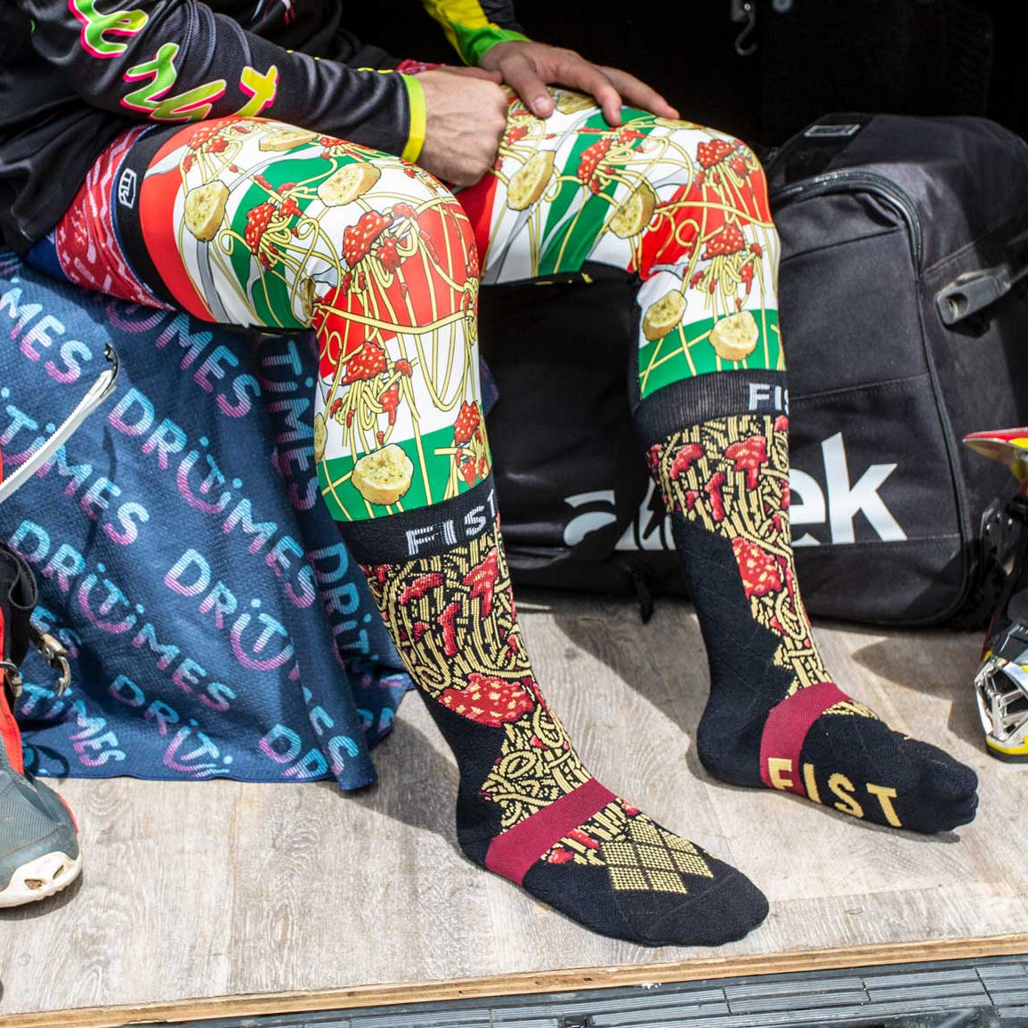 FIST Spaghetti Wednesday Moto Sock