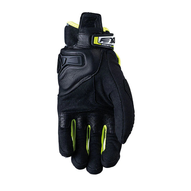 Five Men's RS-C Gloves - White/Fluro