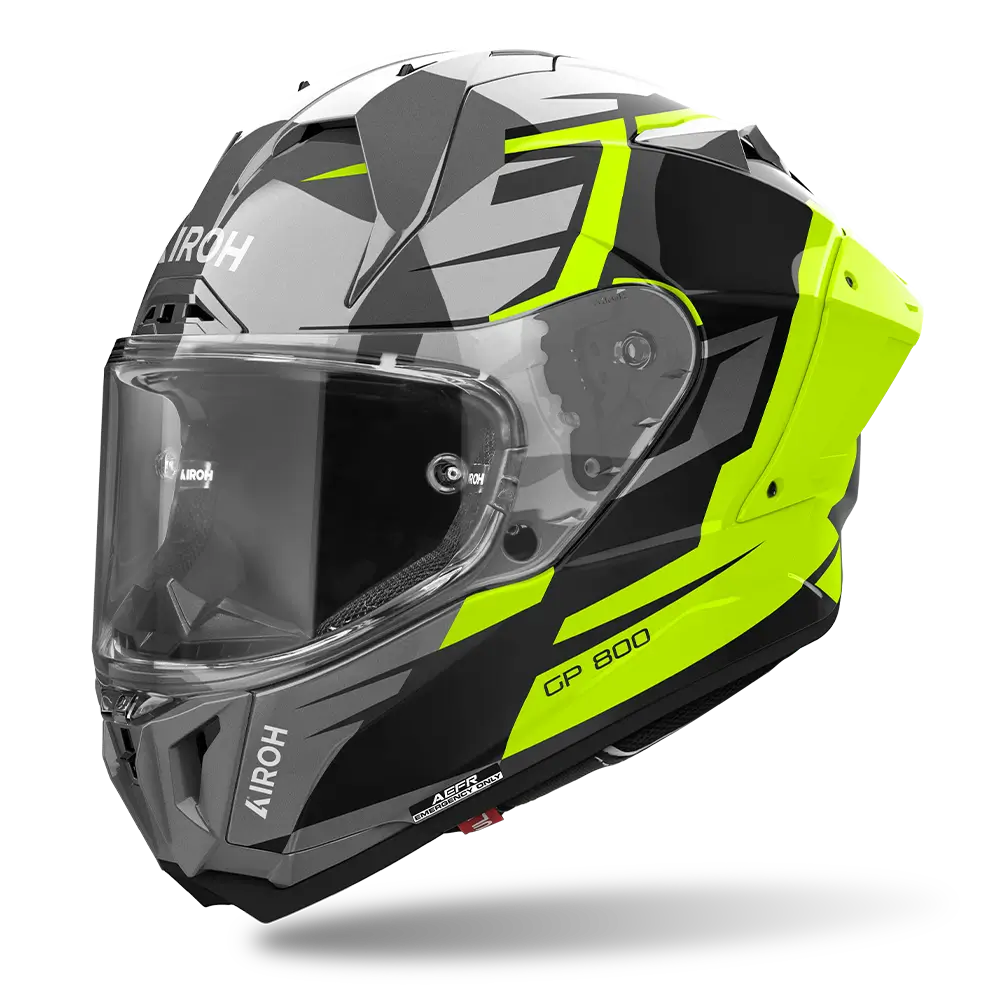 Airoh GP800 Master Helmet - Yellow Gloss