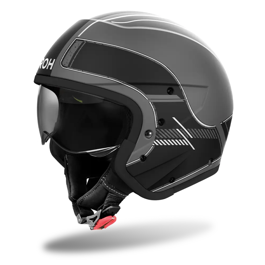Airoh J110 Raster Helmet - Black Matt
