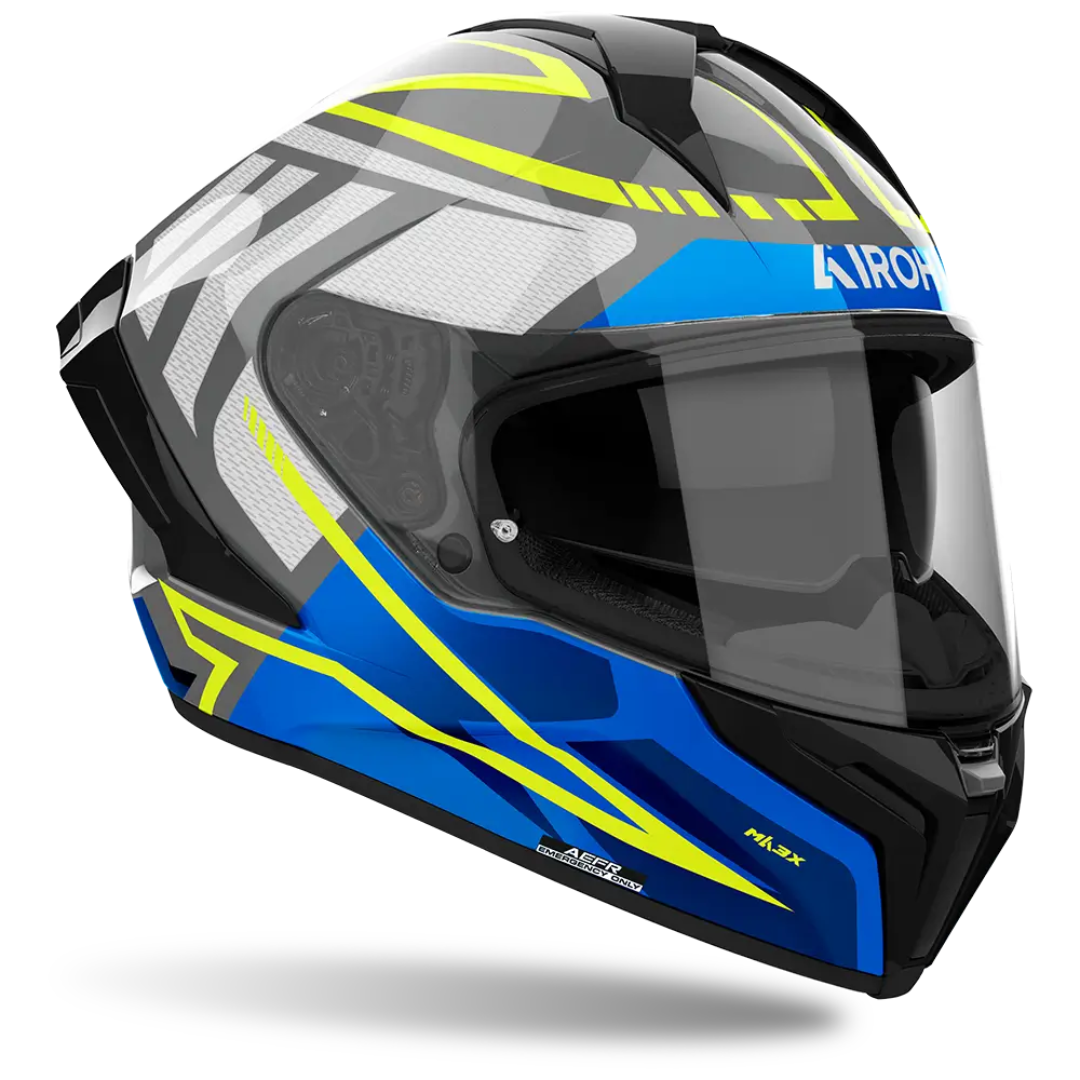 Airoh Matryx Rider - Blue Gloss