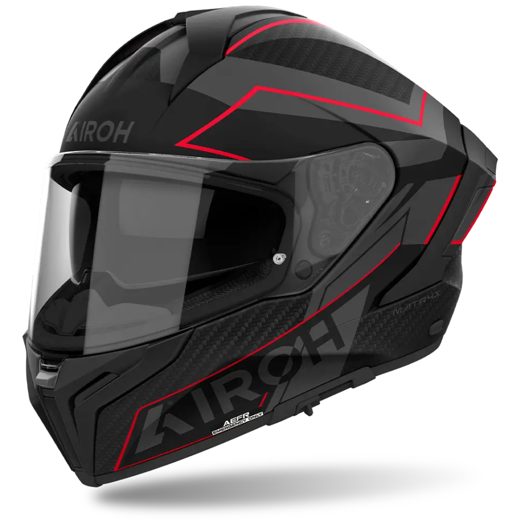 Airoh Matryx Sentinel Helmet - Red Matt