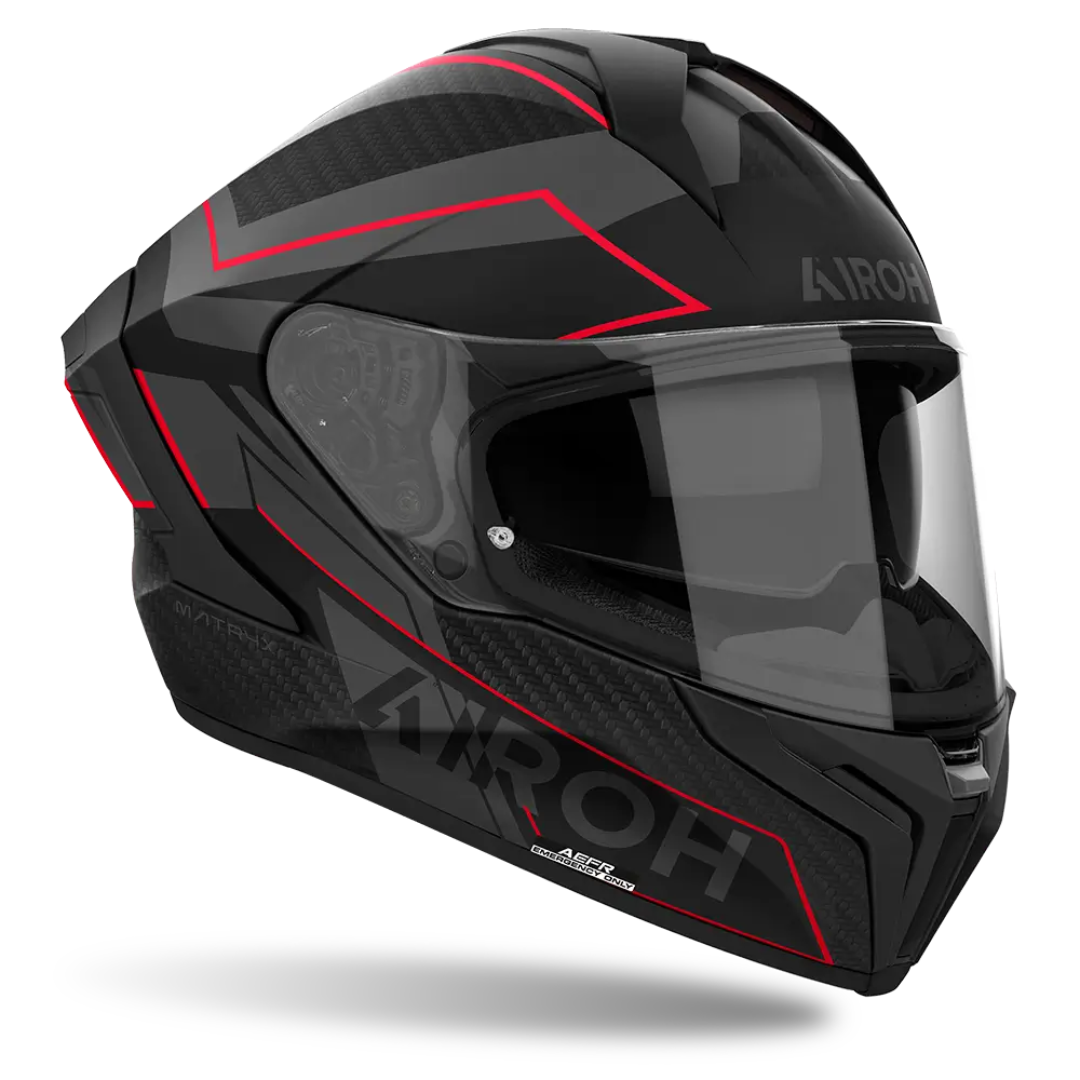Airoh Matryx Sentinel Helmet - Red Matt