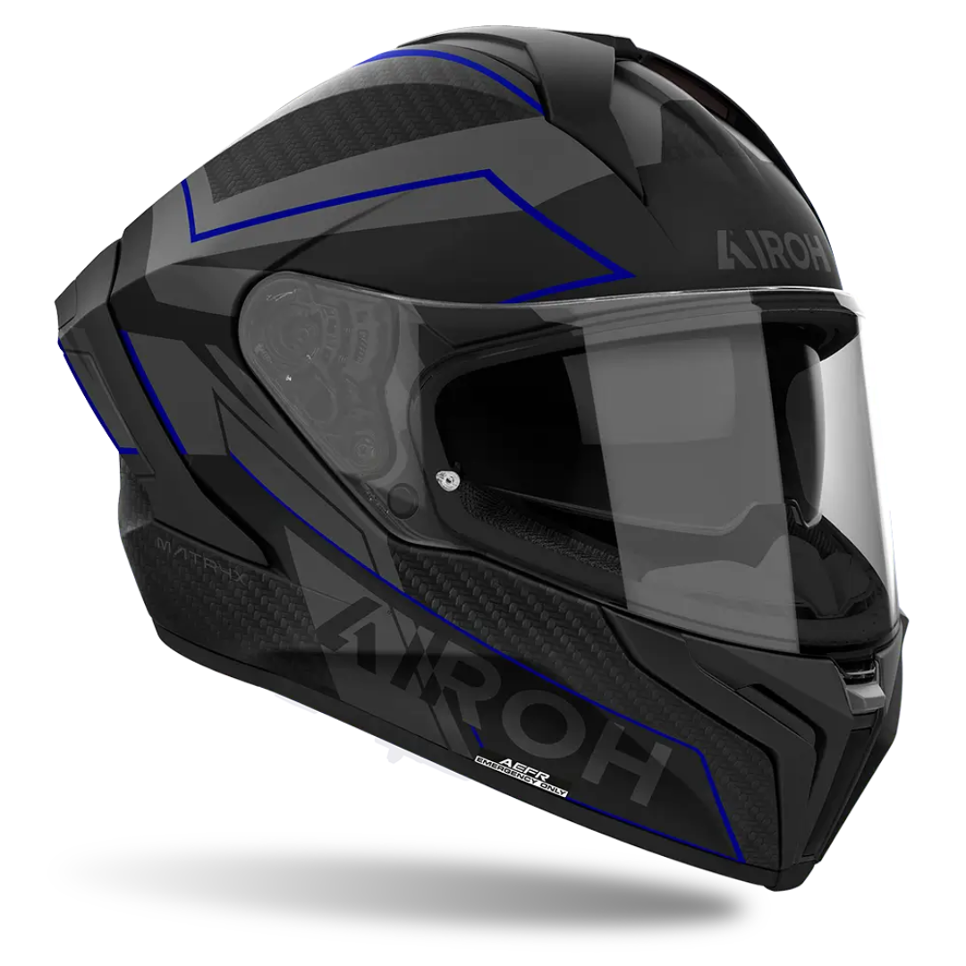 Airoh Matryx Helmet - Sentinel Blue Matt