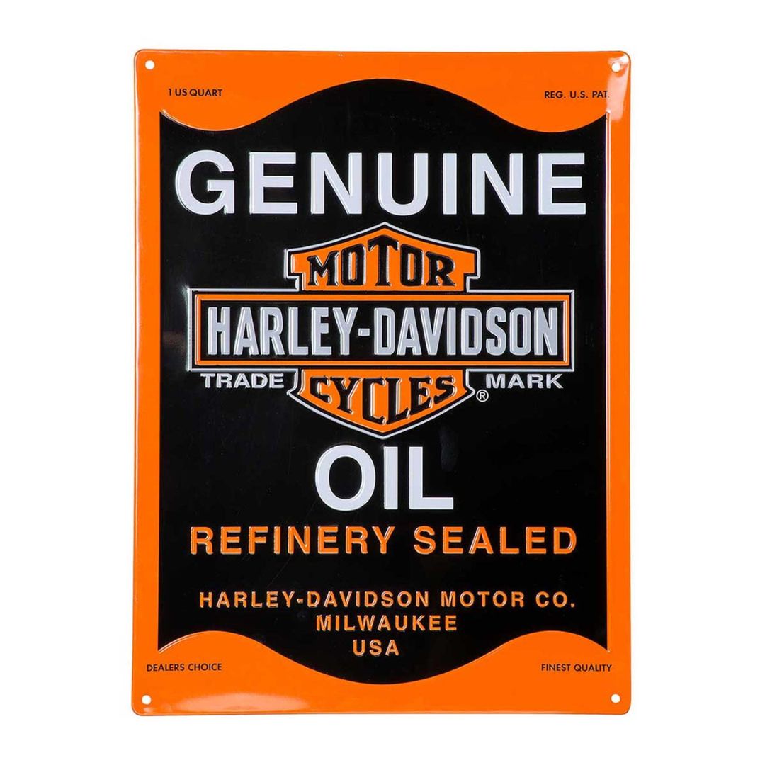 Harley-Davidson Oil Can Tin Sign