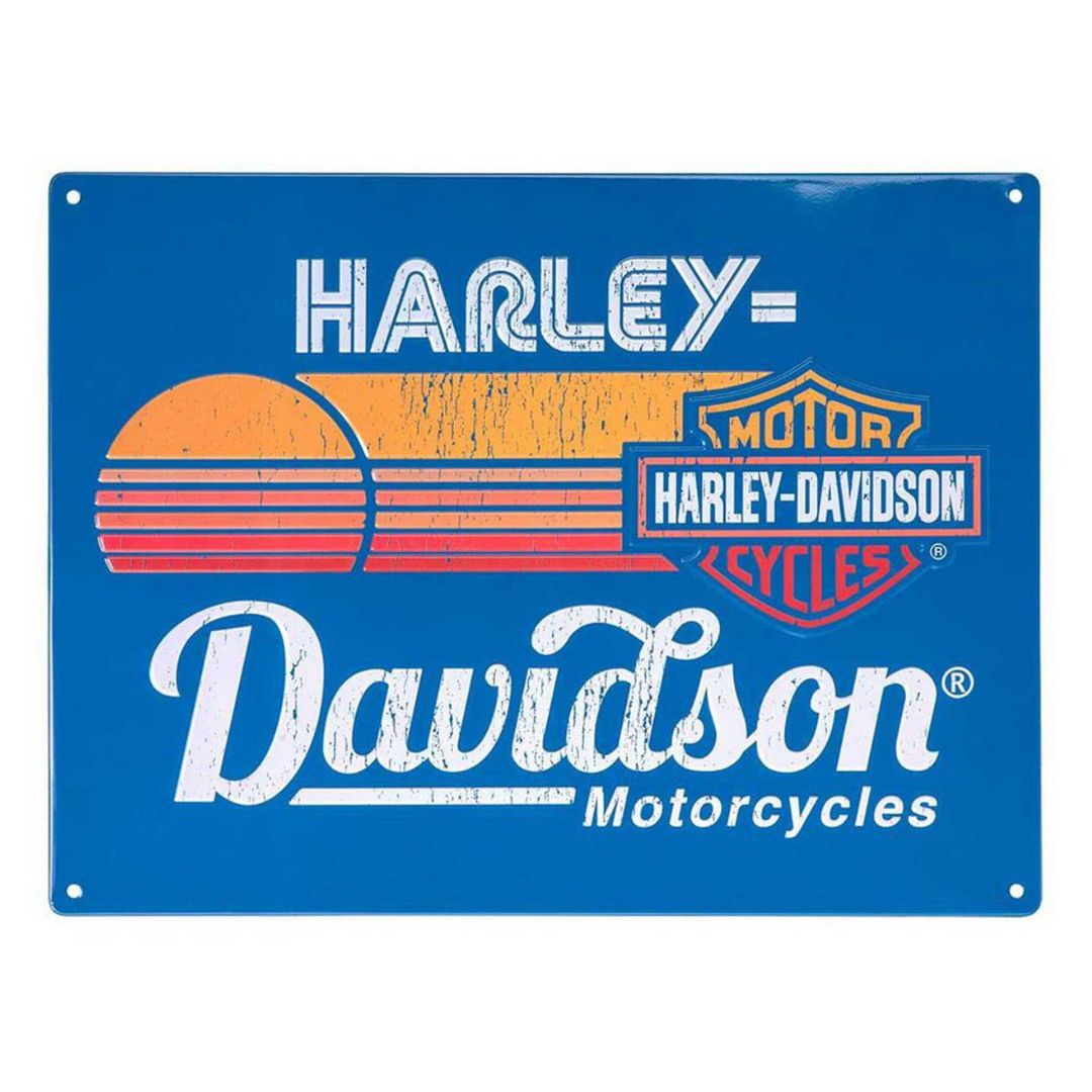 Harley-Davidson Bar & Shield Sunset Tin Sign
