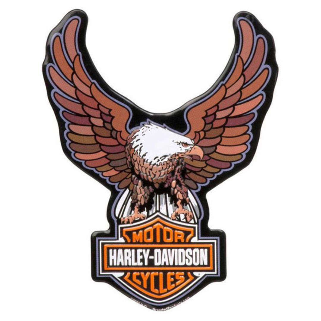 Harley-Davidson Bar & Shield Eagle Tin Magnet