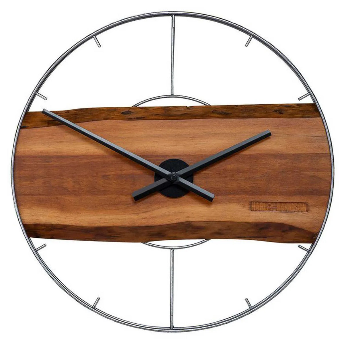 Harley-Davidson Driftwood Clock