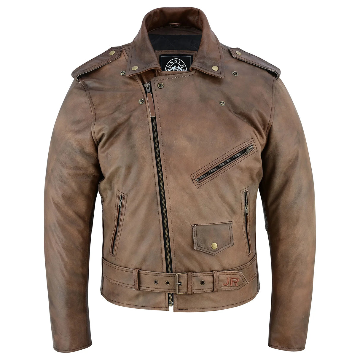 Johnny Reb Men's Kings Canyon Leather Jacket - Brown
