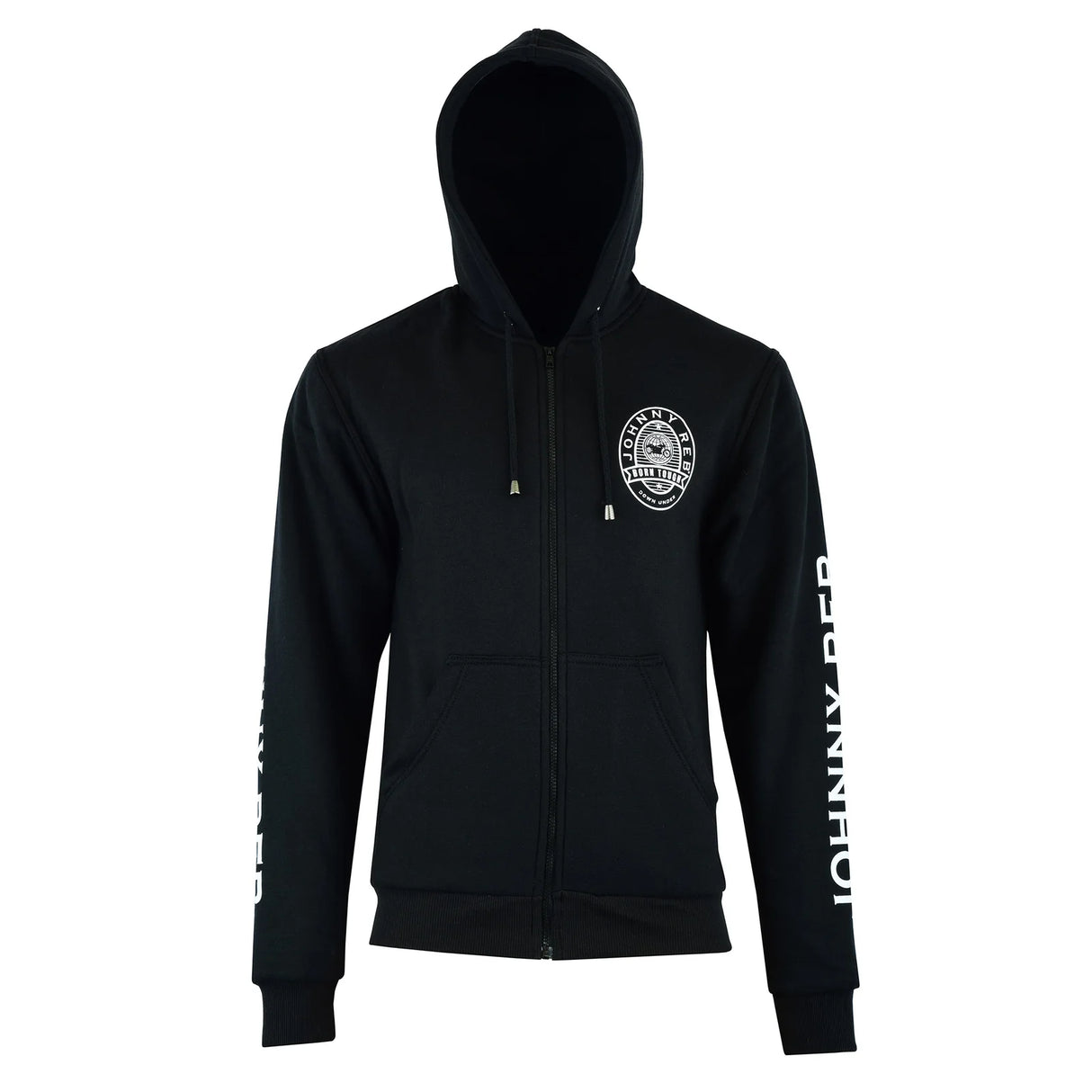 Johnny Reb Men's Protective Fleece Full-Zip Hoodie - Black