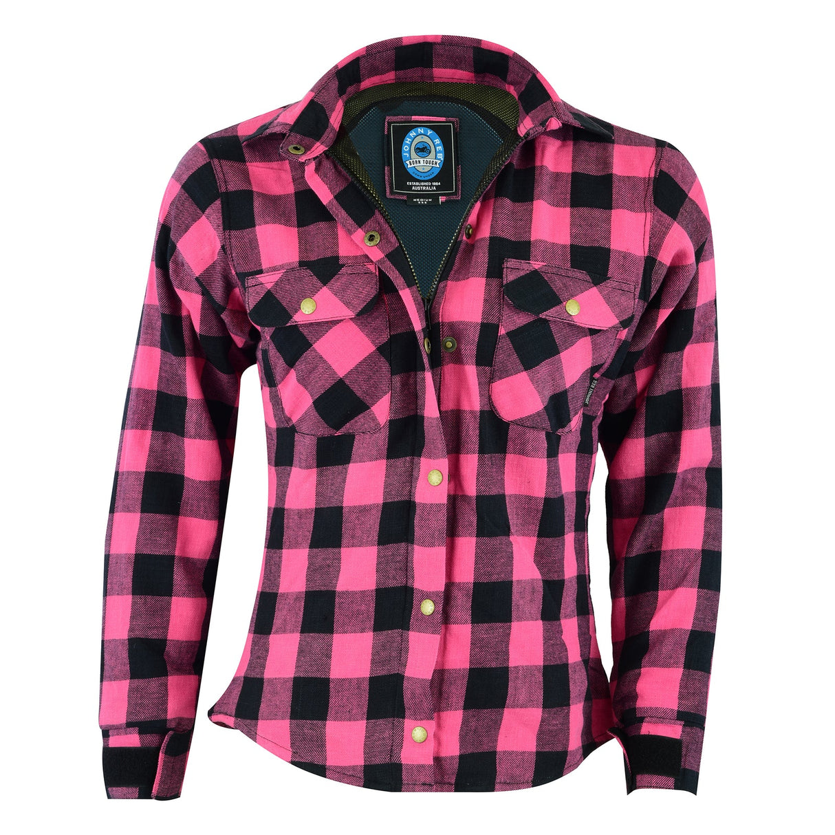 Johnny Reb Women's Waratah Protective Shirt - Pink/Plaid