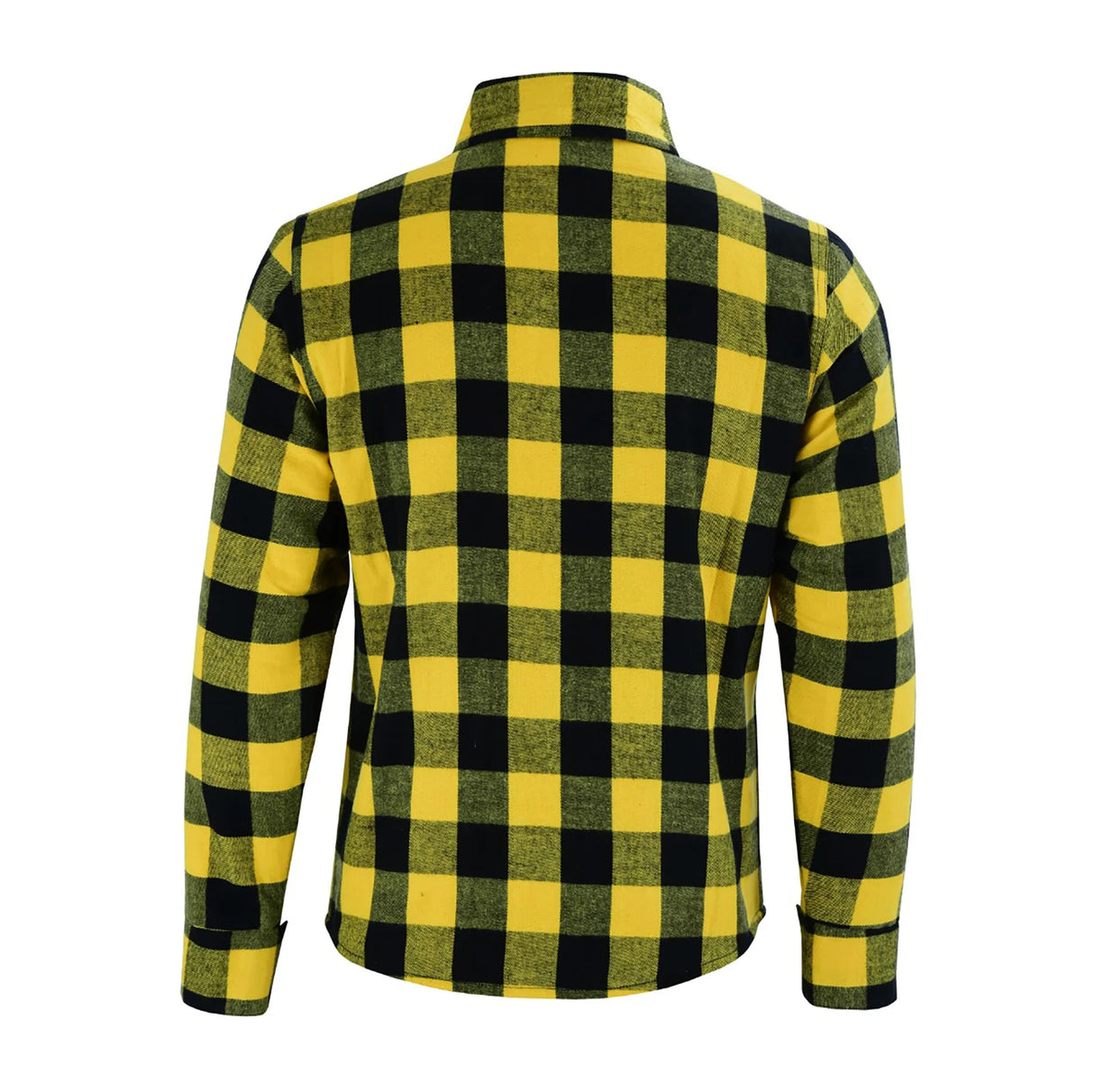 Johnny Reb Men's Waratah Protective Shirt - Black/Yellow Check