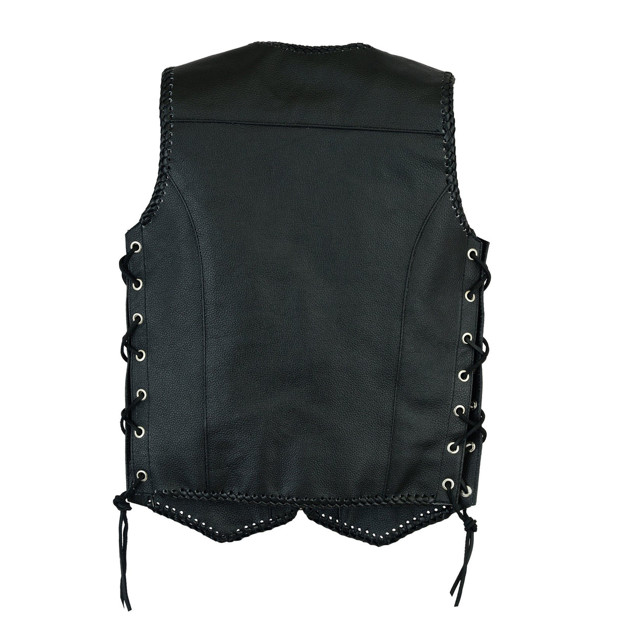Johnny Reb Kid's Capricorn Leather Vest - Black