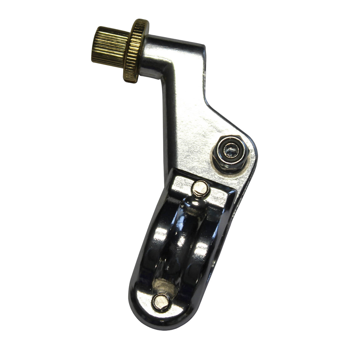 Whites Left Bracket Kawasaki 2-piece KX '83-'98 - Polished Forged