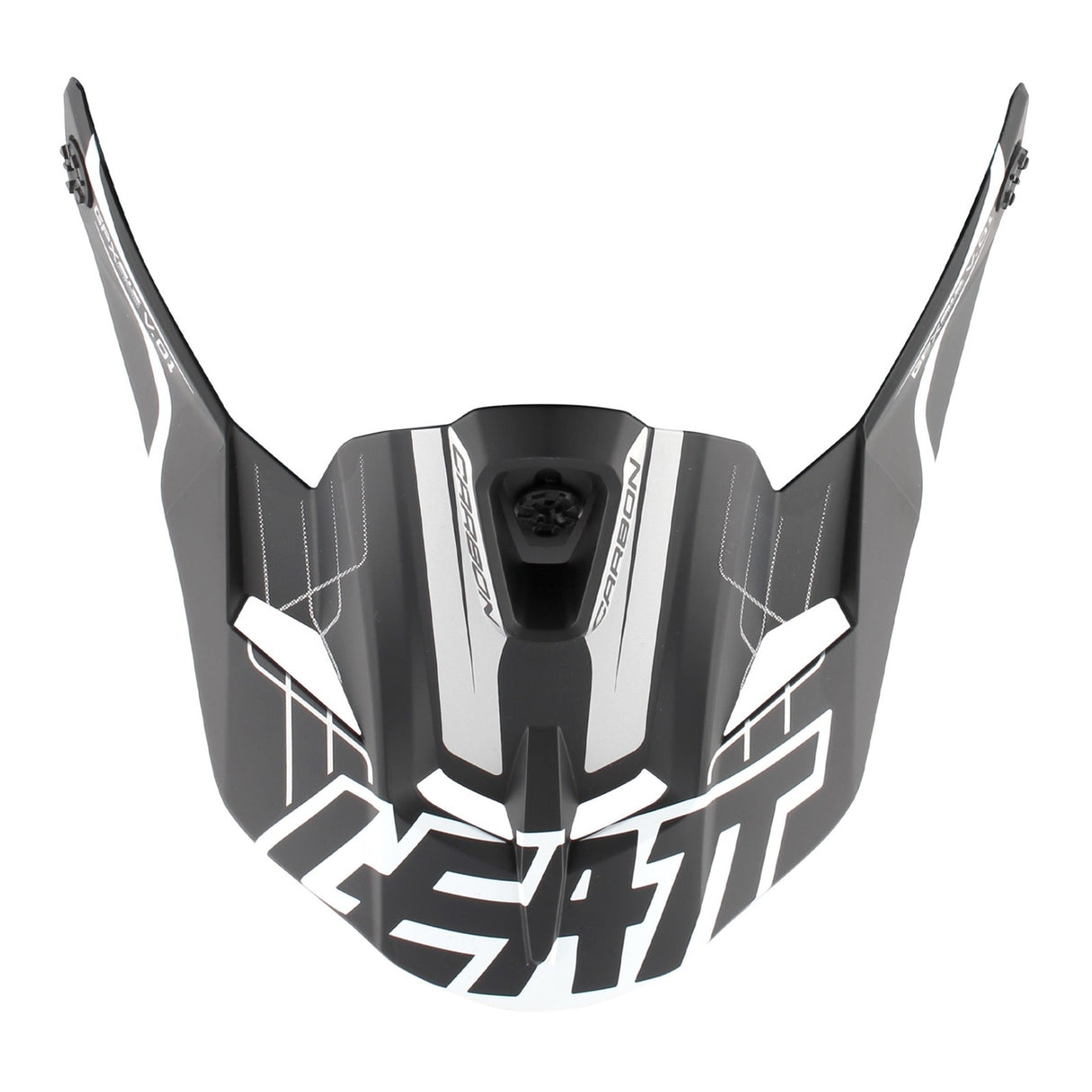 Leatt 6.5 GPX V16 Helmet Peak - Carbon / White (XS/S)