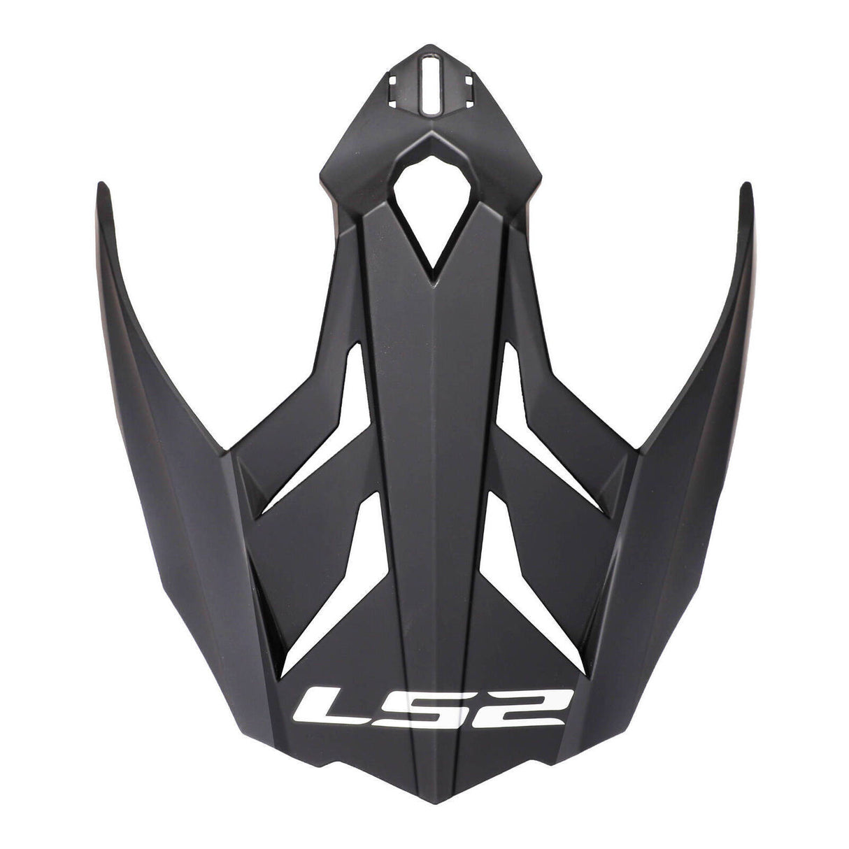 LS2 MX701 Helmet Peak - Matte Black