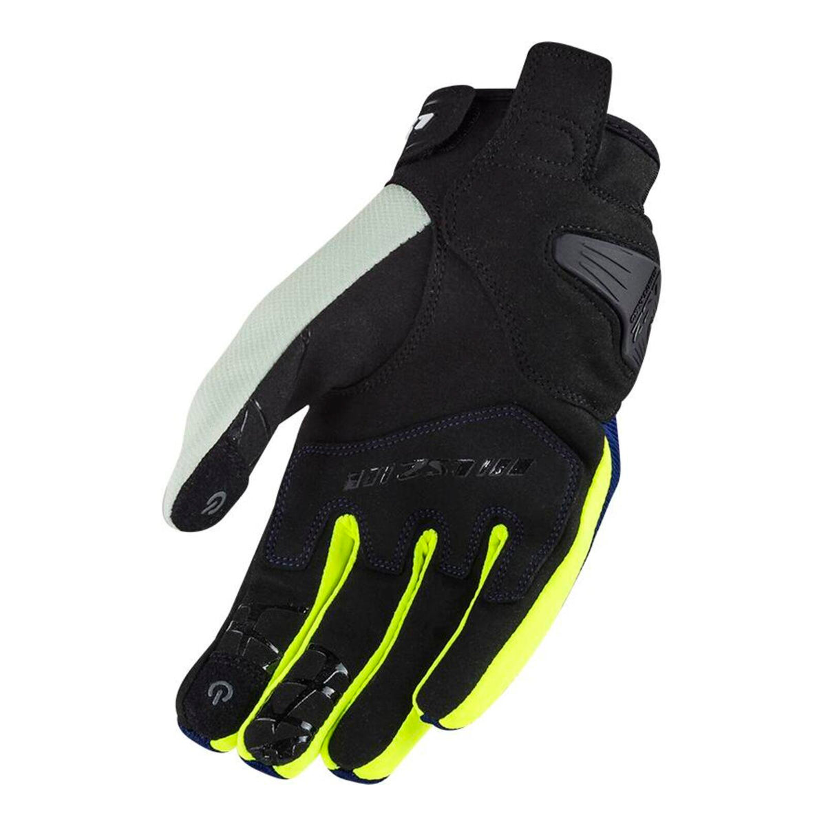 LS2 Dart II Men's Gloves - Blue / Hi-Vis Yellow