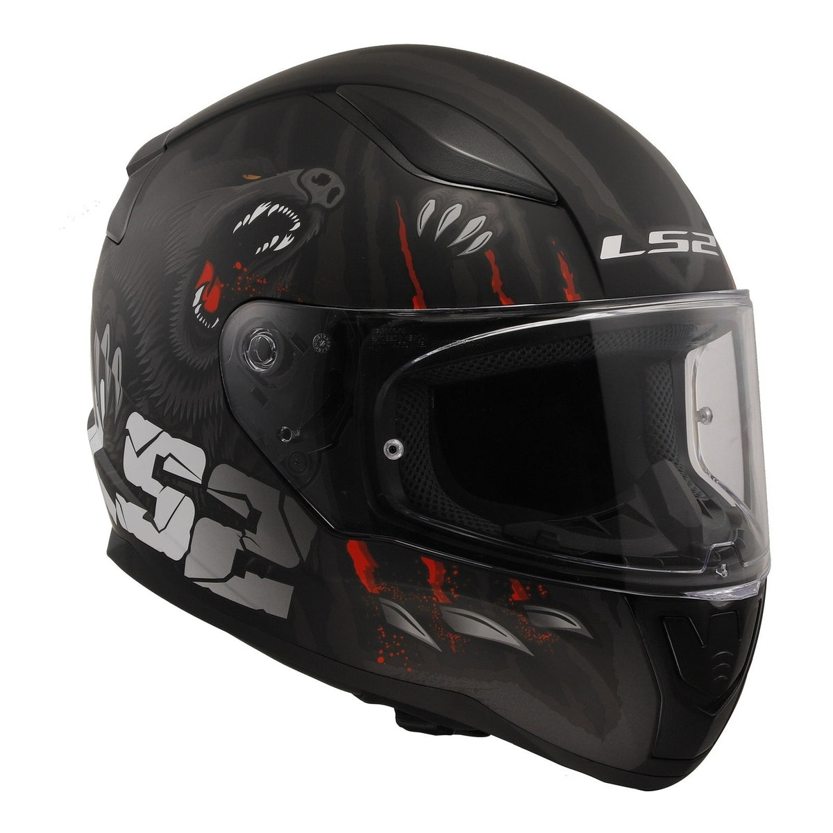 LS2 FF353 Rapid II Claw Helmets - Black 06