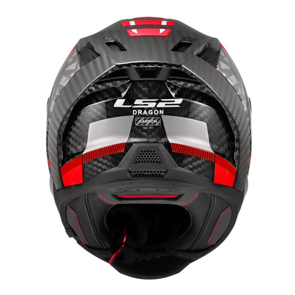 LS2 FF807 Dragon Carbon Trax Helmet - Black / Carbon