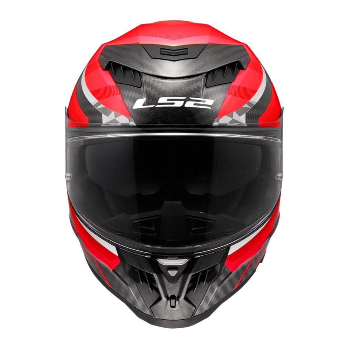LS2 FF807 Dragon Carbon Trax Helmet - Black / Carbon
