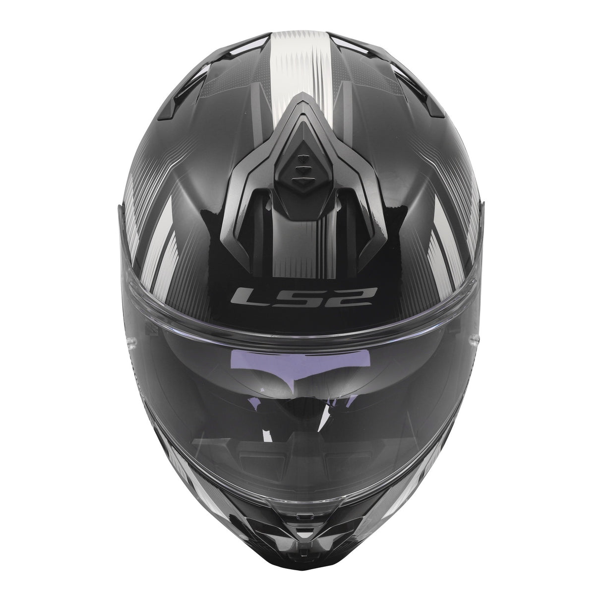 LS2 FF817 Challenger II Nitro Helmet - Black / Grey