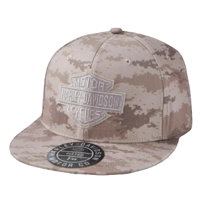 Harley-Davidson Modern Camo Stretch Fit Cap - Grey