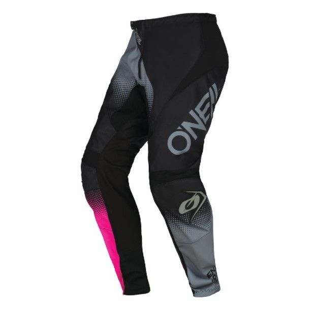Oneal Girls Element V.22 Racewear Pants - Black/Grey/Pink