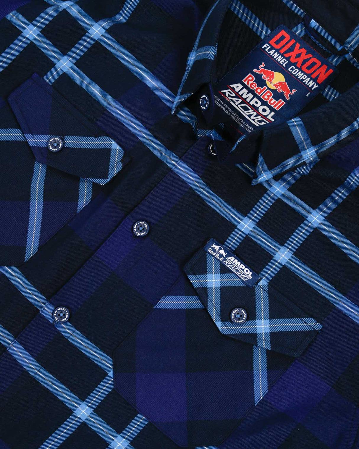 Dixxon Men's Red Bull Ampol Racing Flannel