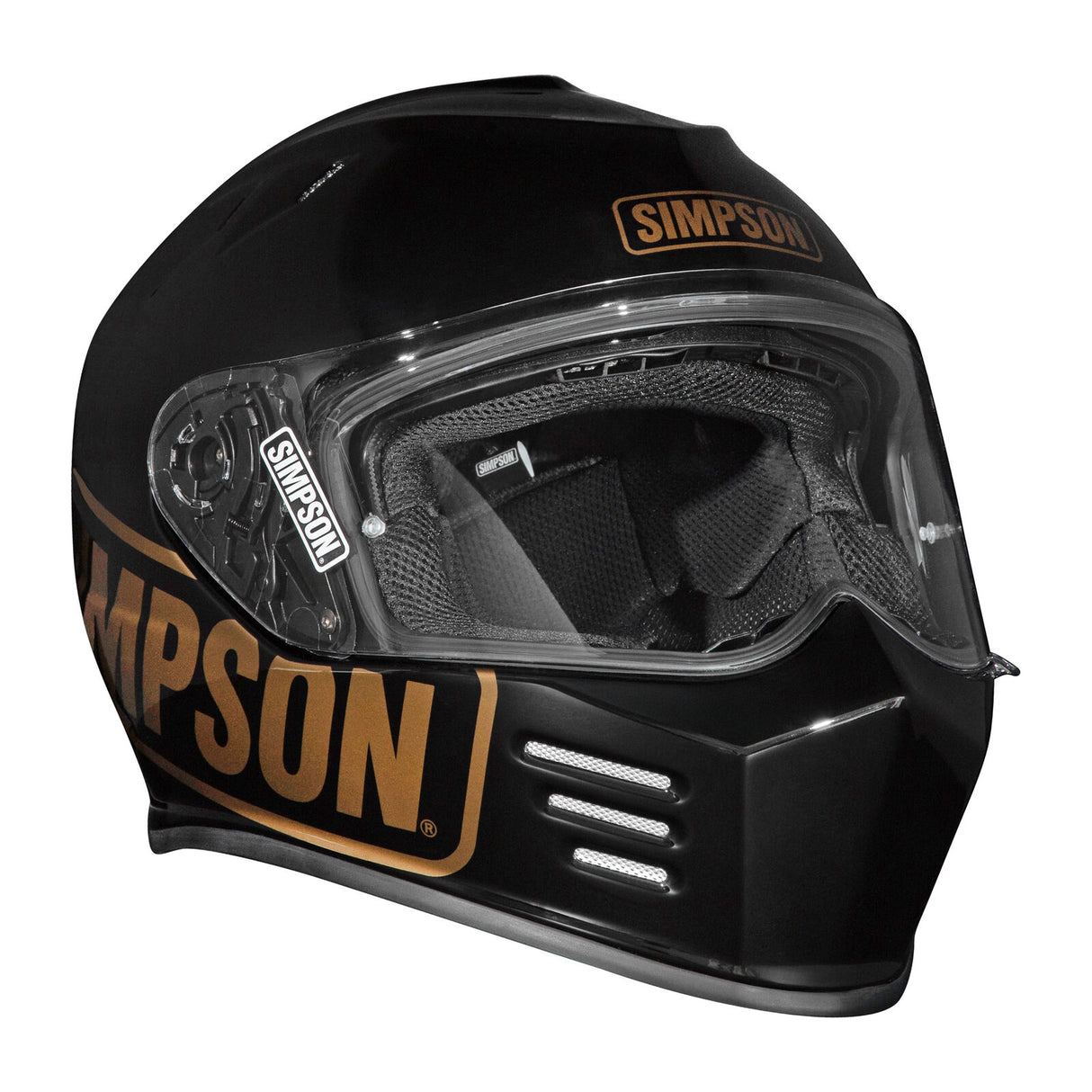 Simpson Ghost Bandit Gold Logo Limited Edition Full Face Helmet