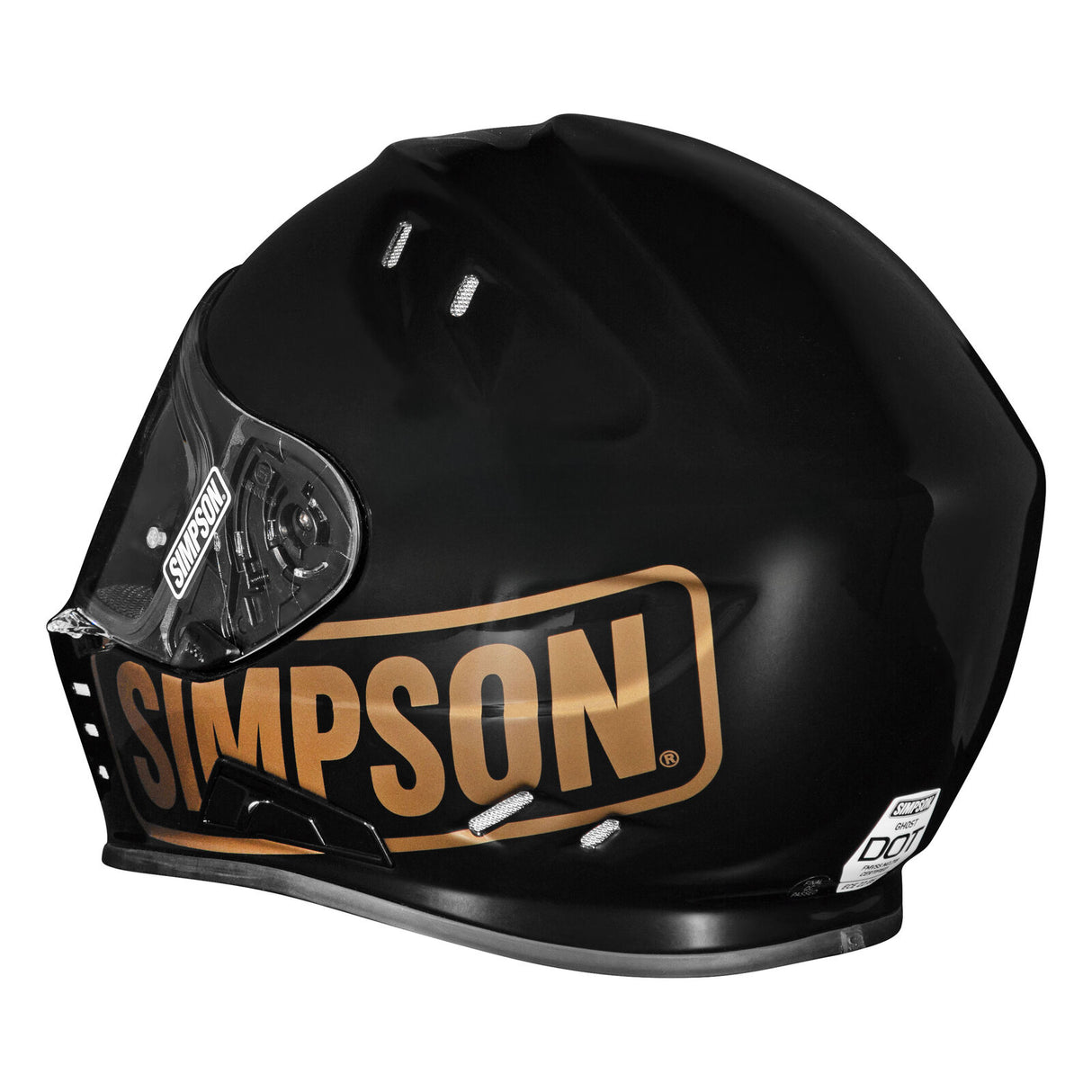 Simpson Ghost Bandit Gold Logo Limited Edition Full Face Helmet