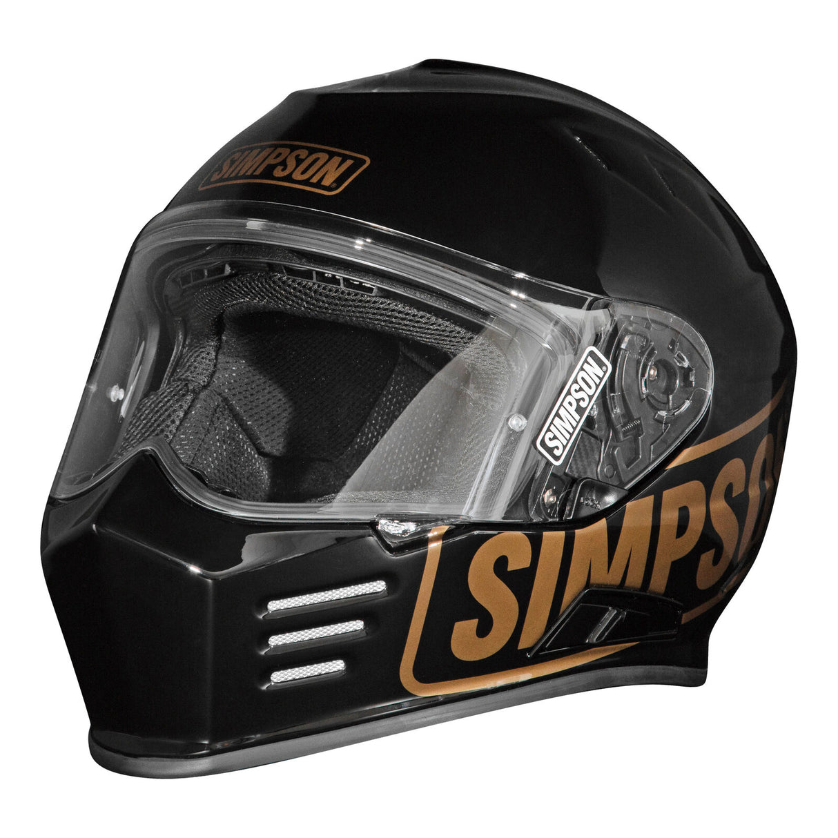 Simpson Ghost Bandit Gold Logo Limited Edition Full Face Helmet
