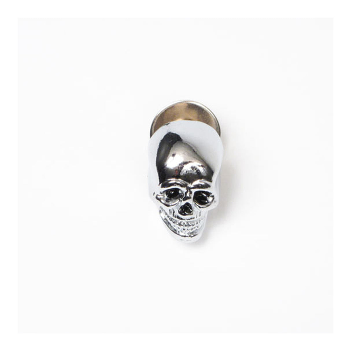 SKULL BOLT SIL SML AA38 SOLD IN PAIRS