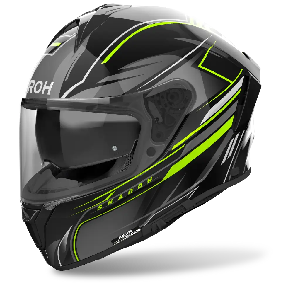 Airoh Spark 2 Shadow Helmet - Yellow Gloss
