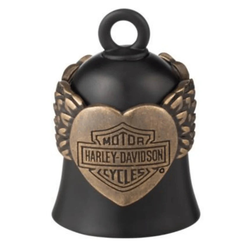 Harley-Davidson Brass Heart Wing Ride Bell