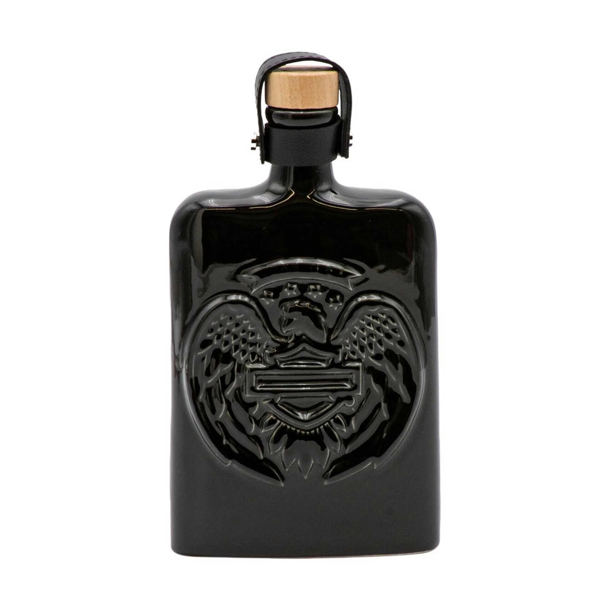 Harley-Davidson Bar & Shield Eagle Ceramic Flask