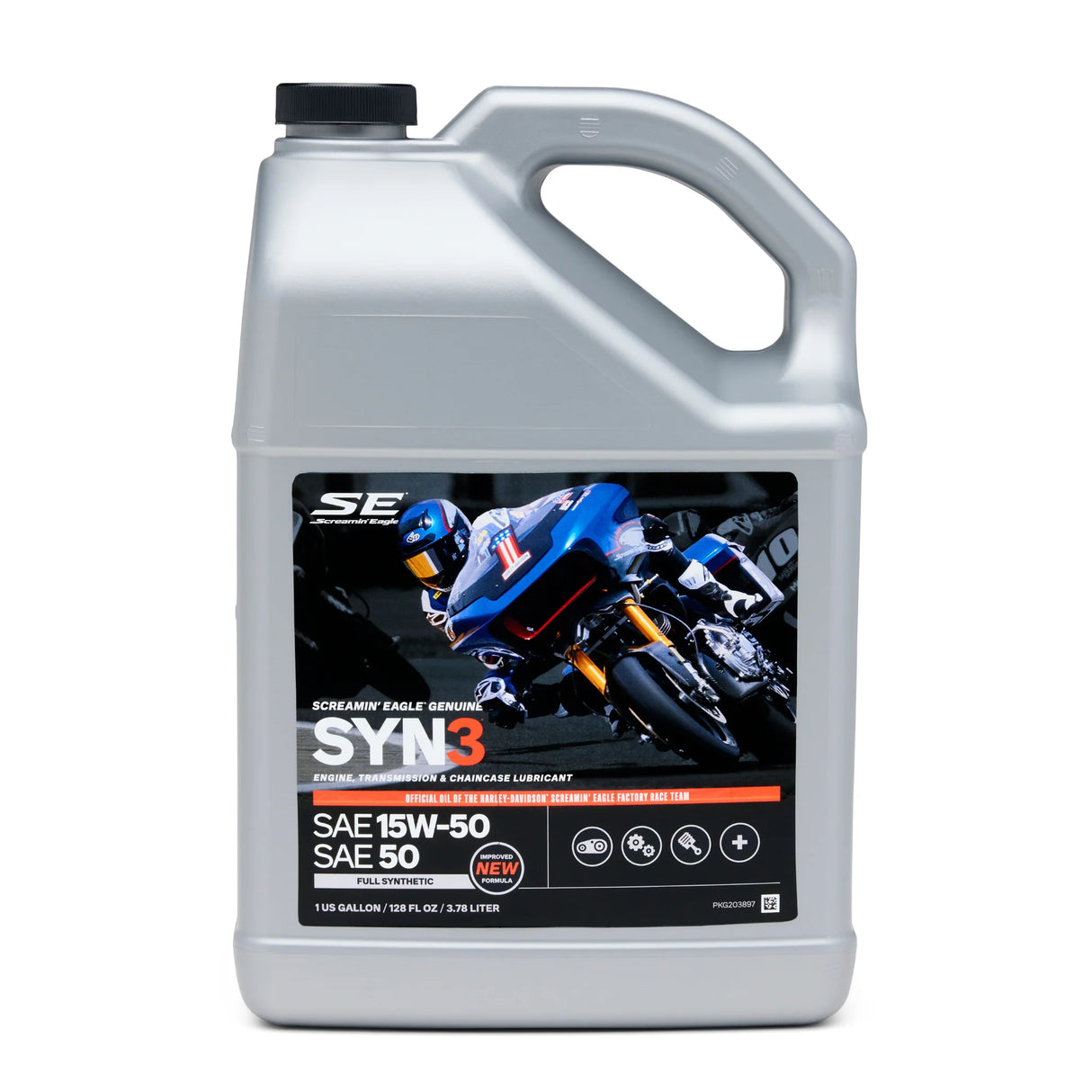 Harley-Davidson Syn3 Full Synthetic Lubricant - 4l