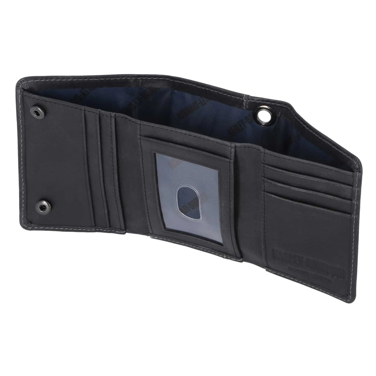 Harley-Davidson Willie G Snap Trifold Wallet - Black