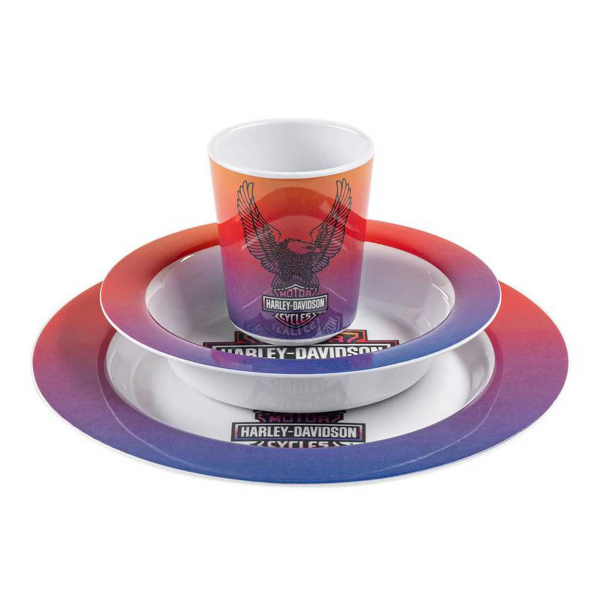 Harley-Davidson Kids Cup and Plate Set