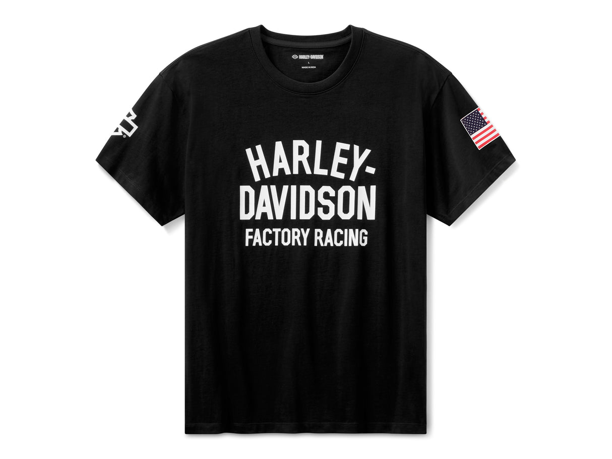 Harley-Davidson Men's Factory Racing T-Shirt - Black