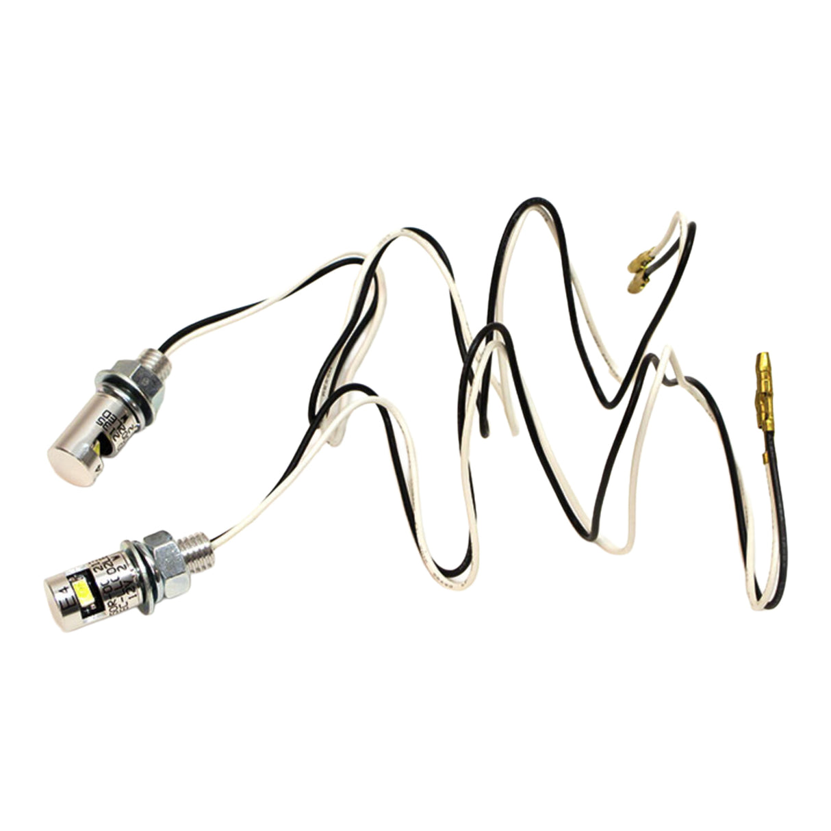 WMP NUMBER PLATE LED BOLT LIGHT 17x12 SIL (Pair)