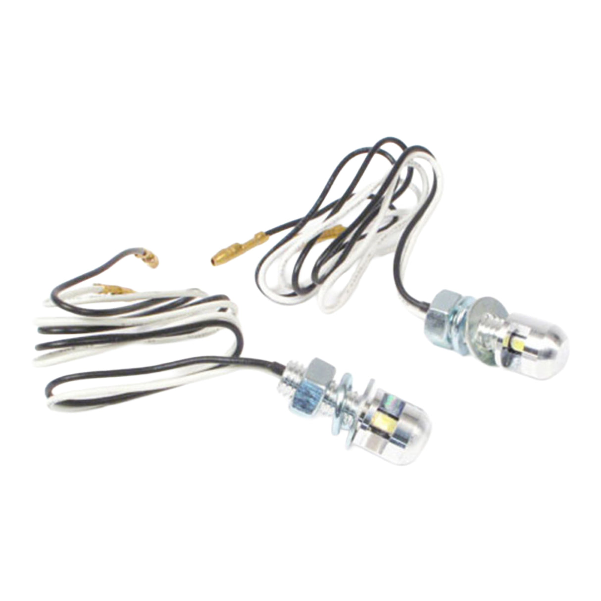 WMP NUMBER PLATE LED BOLT LIGHT 13.5X12.8 SIL (Pair)
