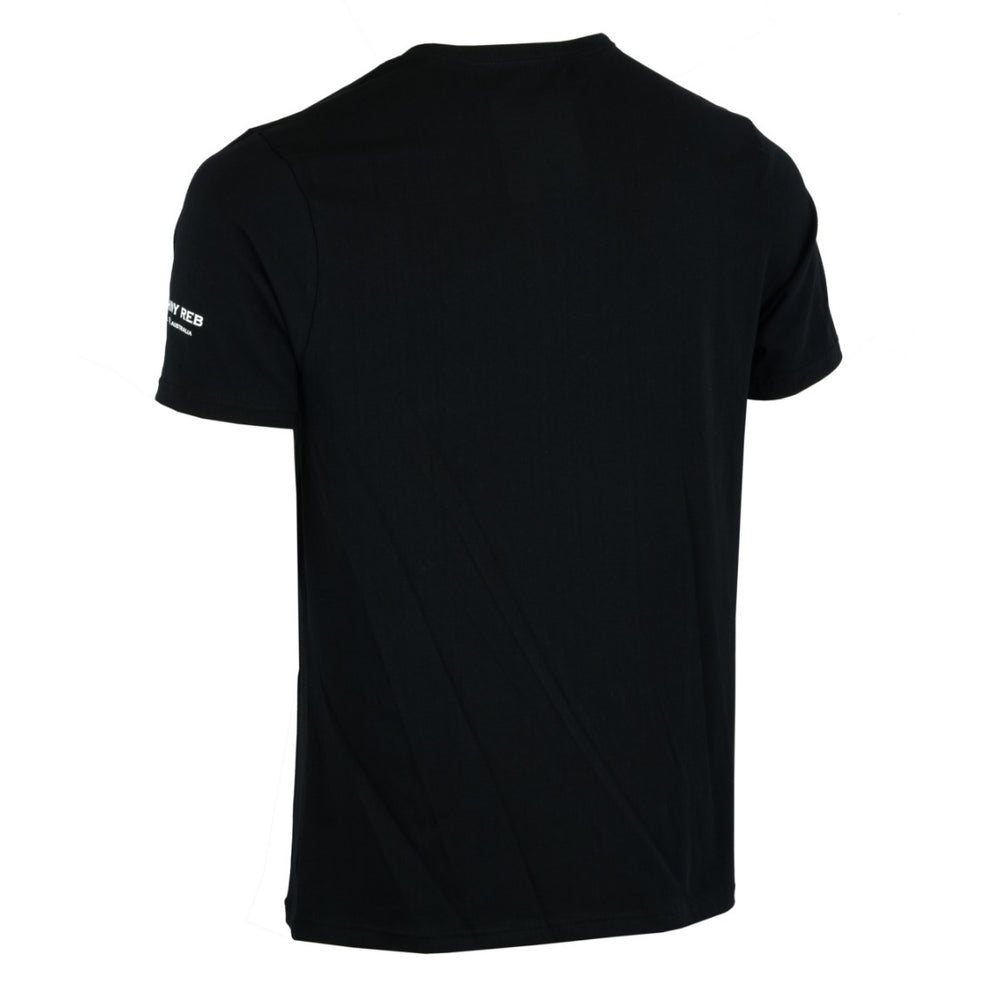 Johnny Reb Men's 'Skull Helmet' T-Shirt - Black