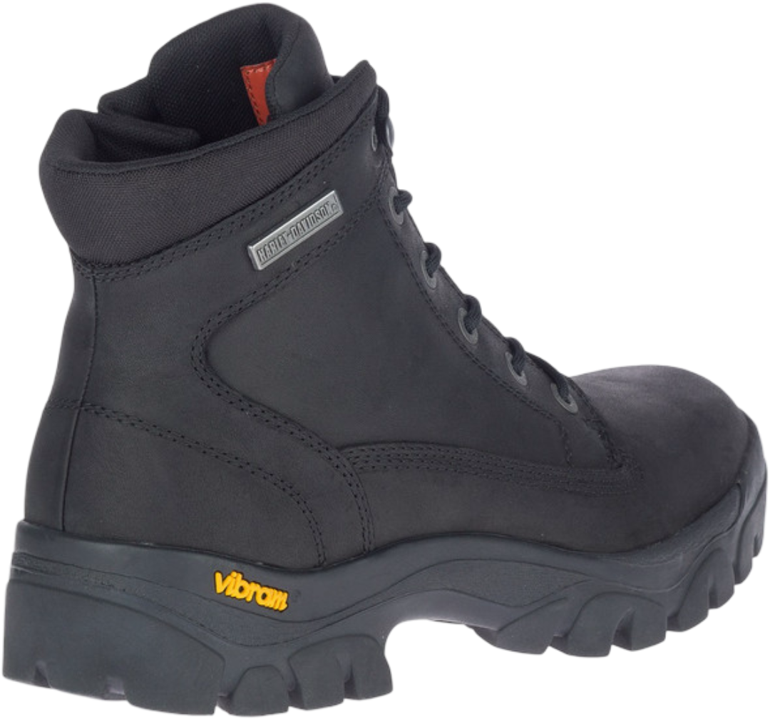 Harley-Davidson Men's Tolman 6" Lace Waterproof Boots - Black