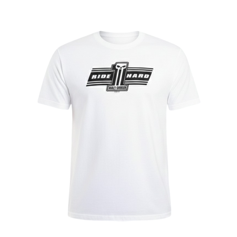 Harley-Davidson Men's DC Ride Hard T-Shirt - White