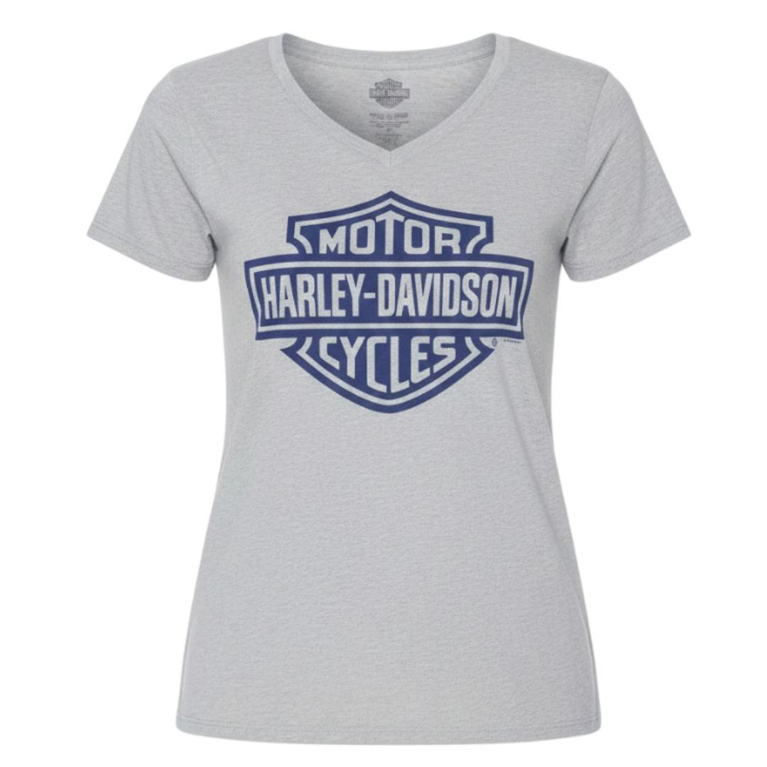 Harley-Davidson Women's Bar & Shield T-Shirt - Sport Grey